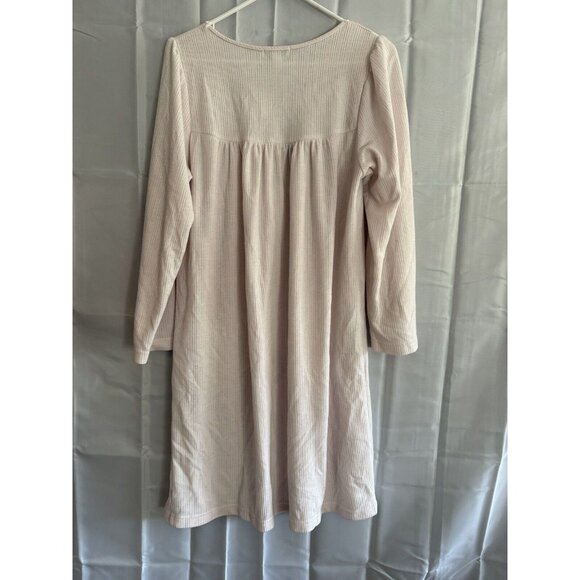 Vintage 1980s Miss Elaine‎ Pink Floral Grandma Nightgown Nightie Modest Small - Picture 4 of 4